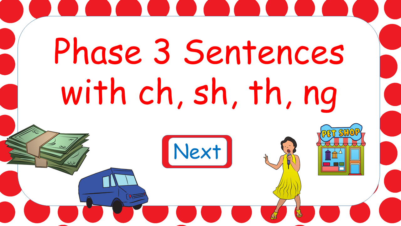 FREE Phase 3 Sentences PowerPoint